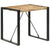 Dining Table 80x80x75 cm Rough Mango Wood
