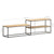 TV Cabinet 180x30x50 cm Rough Mango Wood