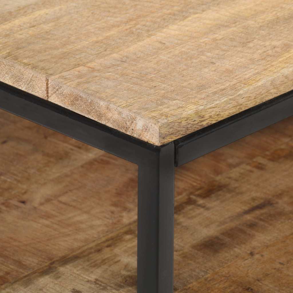 TV Cabinet 130x30x45 cm Rough Mango Wood