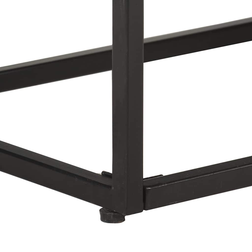TV Cabinet 130x30x45 cm Rough Mango Wood