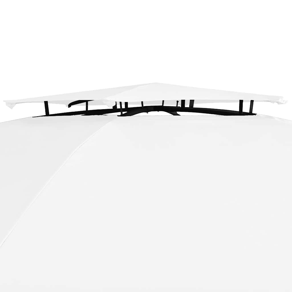 Garden Marquee with Curtains 360x312x265 cm White 180 g/m²