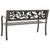 Garden Bench 125 cm Steel Grey