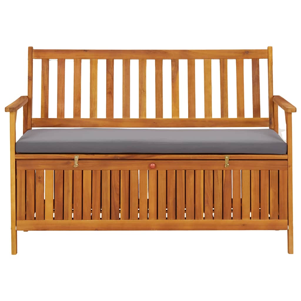 Garden Storage Bench 120 cm Solid Acacia Wood