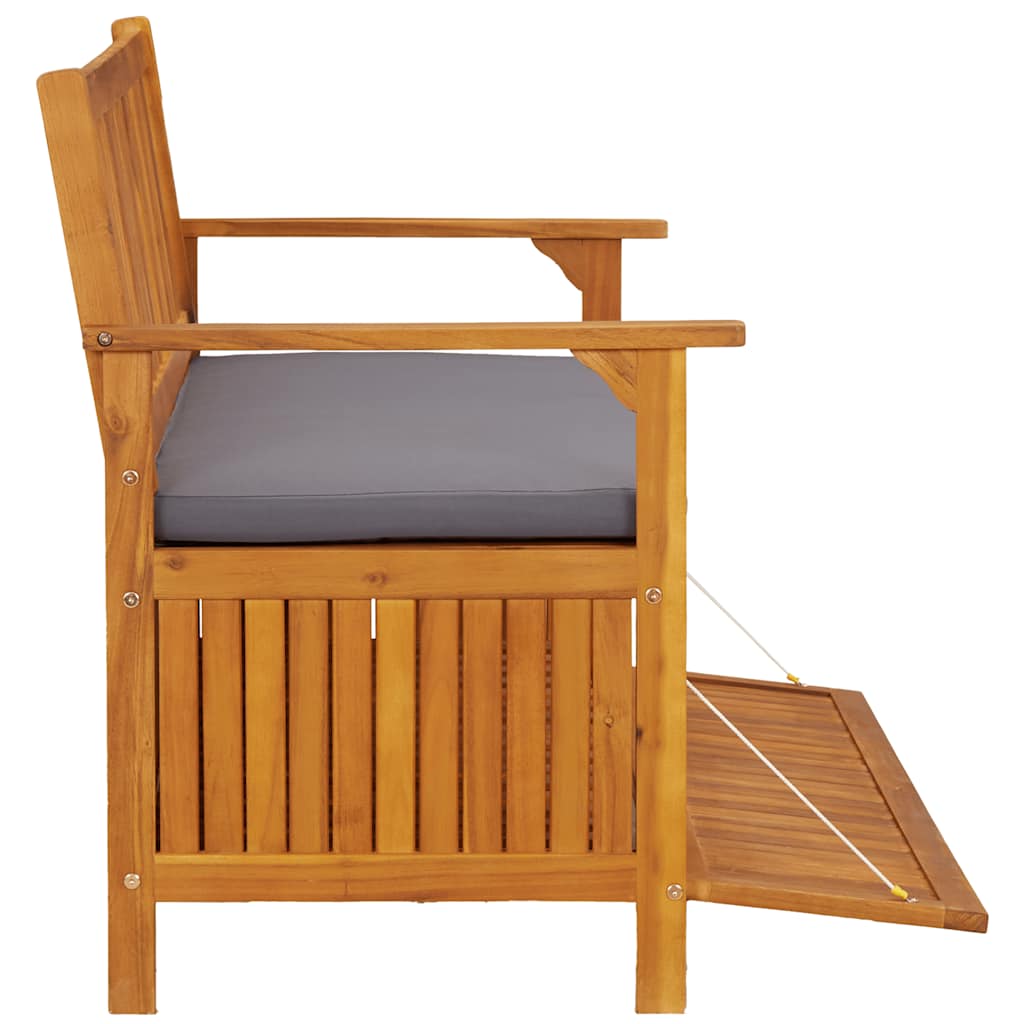 Garden Storage Bench 120 cm Solid Acacia Wood