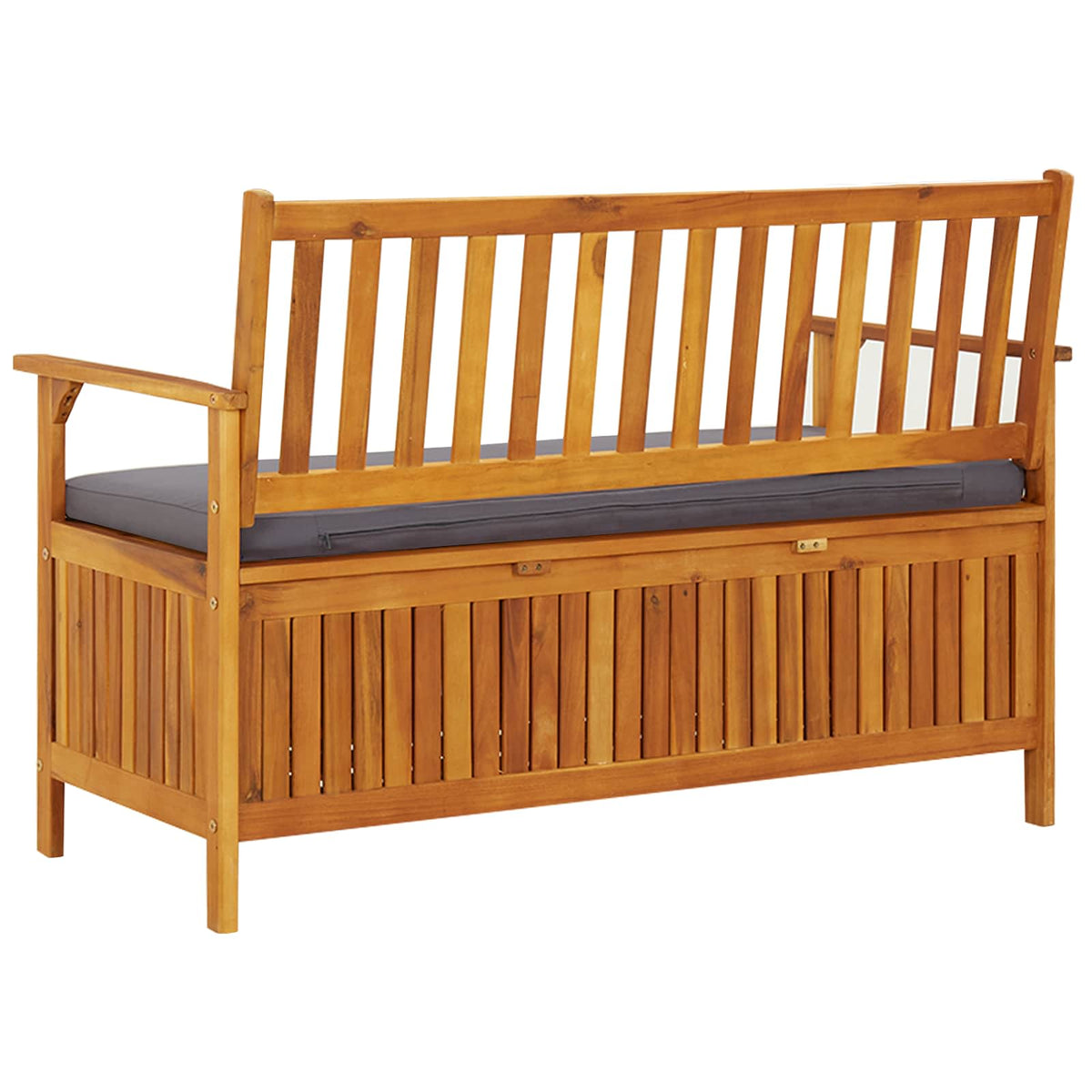 Garden Storage Bench 120 cm Solid Acacia Wood