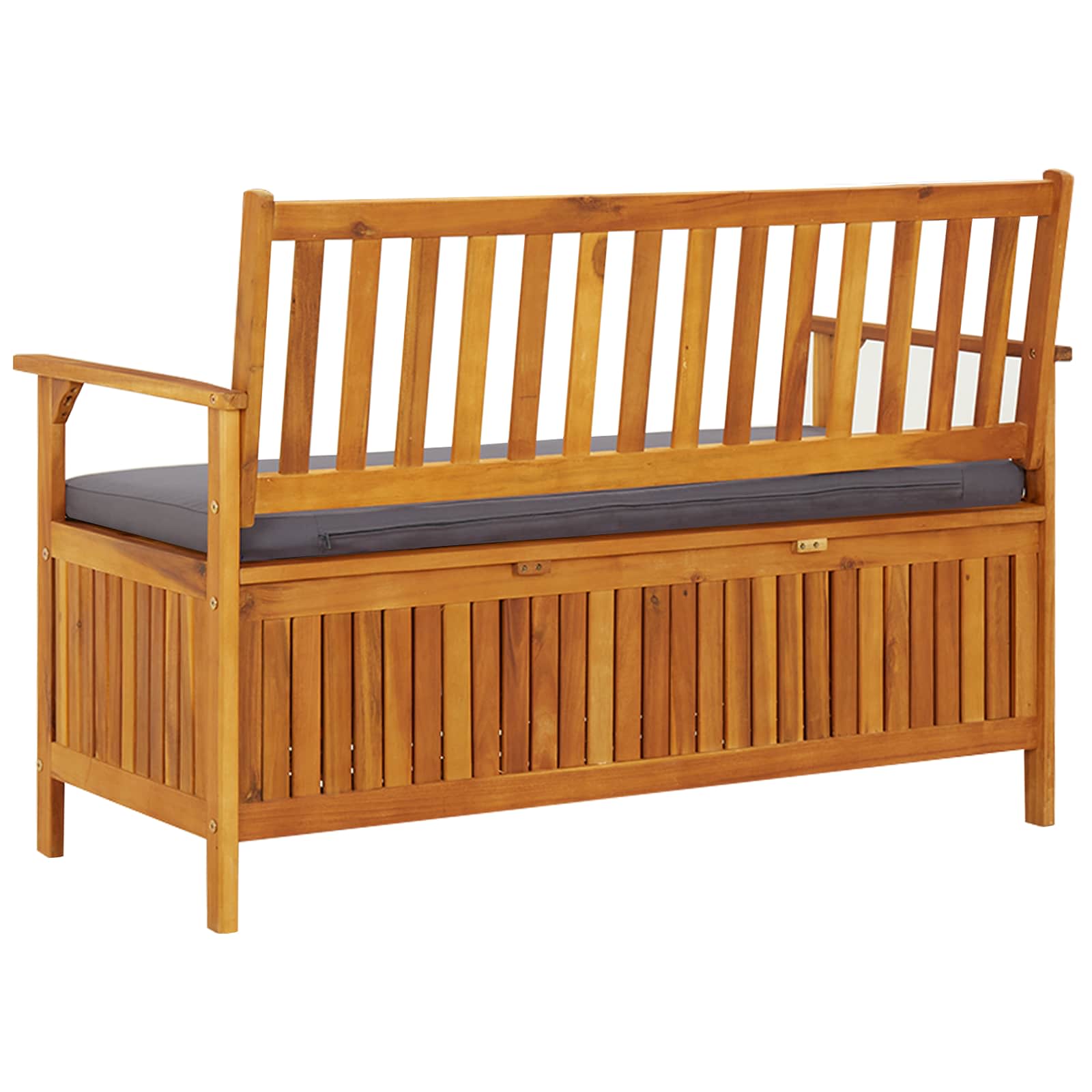 Garden Storage Bench 120 cm Solid Acacia Wood