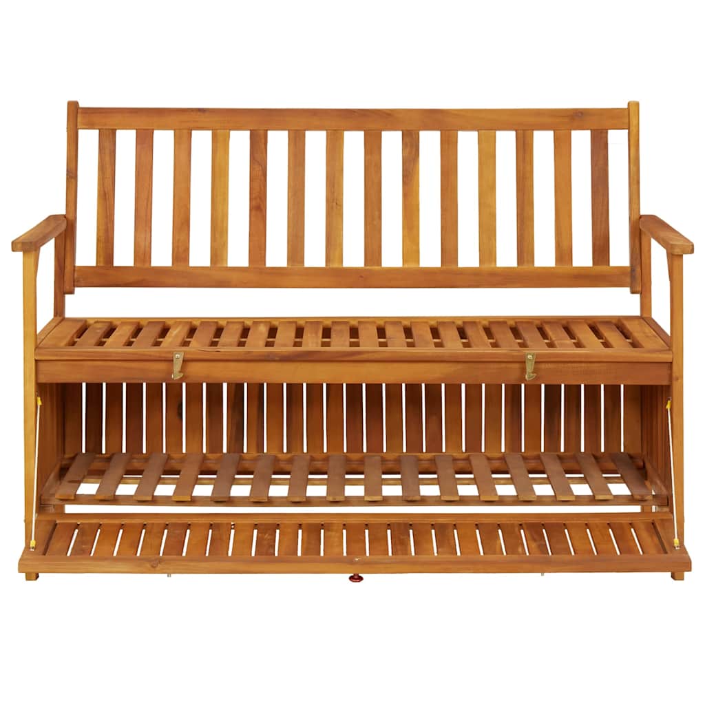 Garden Storage Bench 120 cm Solid Acacia Wood