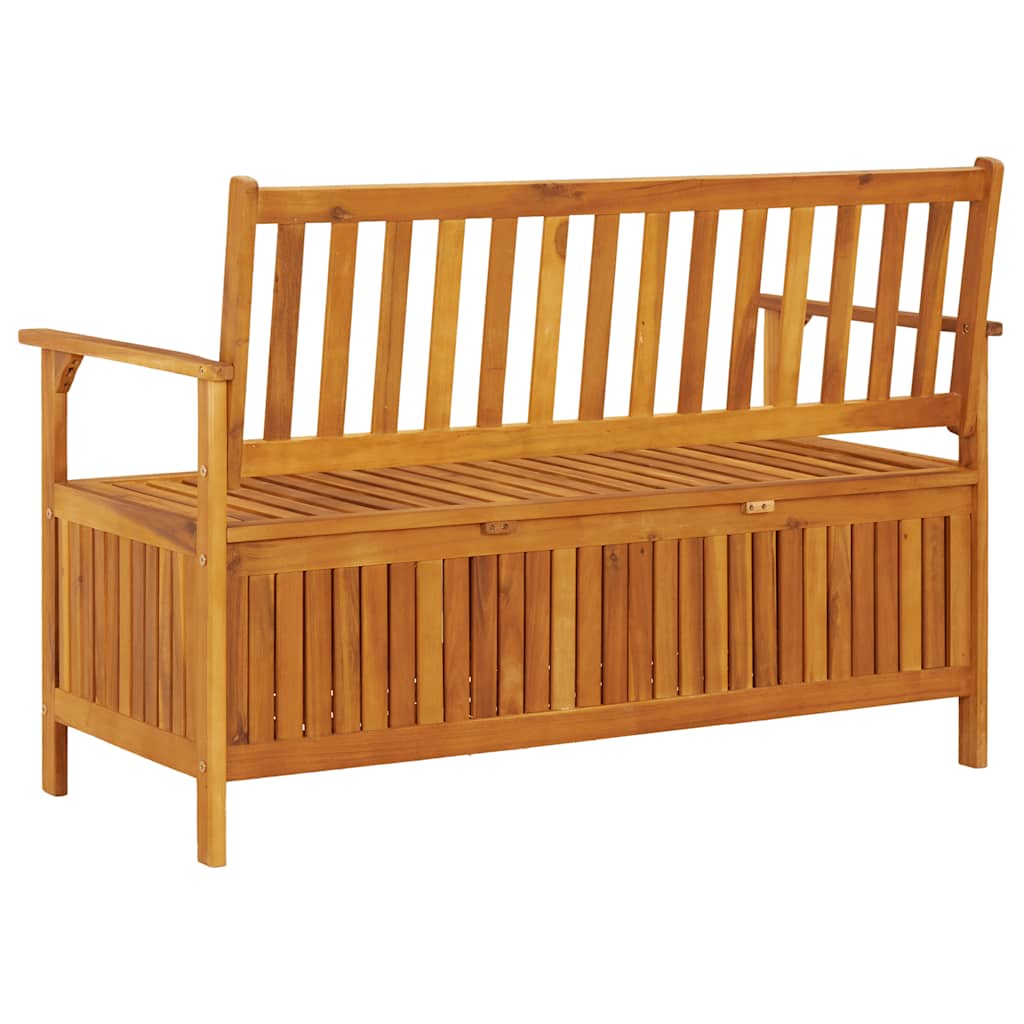 Garden Storage Bench 120 cm Solid Acacia Wood