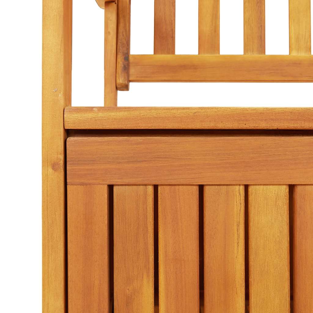 Garden Storage Bench 120 cm Solid Acacia Wood