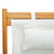 Folding Beach Chair Solid Eucalyptus Wood and Fabric Cream