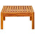 Garden Table 85x57x29 cm Solid Acacia Wood