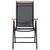 Folding Garden Chairs 6 pcs Textilene Black