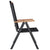 Folding Garden Chairs 6 pcs Textilene Black