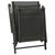 3 Piece Garden Lounge Set Textilene and Aluminium Black