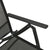 3 Piece Garden Lounge Set Textilene and Aluminium Black