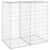 Gabion Wall with Covers Galvanised Steel 100x60x100 cm