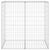 Gabion Wall with Covers Galvanised Steel 100x60x100 cm