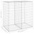 Gabion Wall with Covers Galvanised Steel 100x60x100 cm