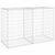 Gabion Wall with Covers Galvanised Steel 150x60x100 cm