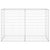 Gabion Wall with Covers Galvanised Steel 150x60x100 cm