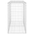 Gabion Wall with Covers Galvanised Steel 150x60x100 cm