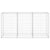 Gabion Wall with Covers Galvanised Steel 200x60x100 cm