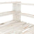 Garden Pallet Armchair Wood White