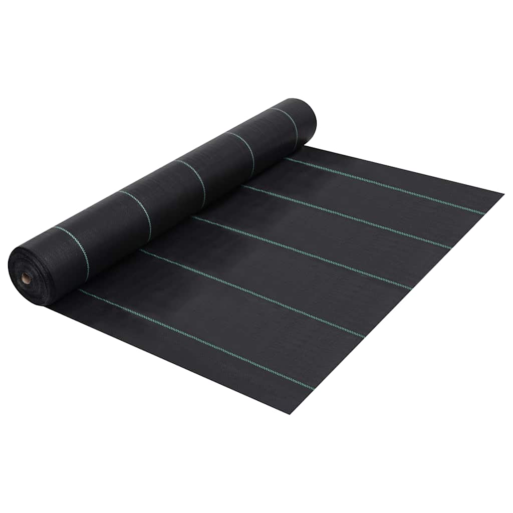 Weed &amp; Root Control Mat Black 1x50 m PP