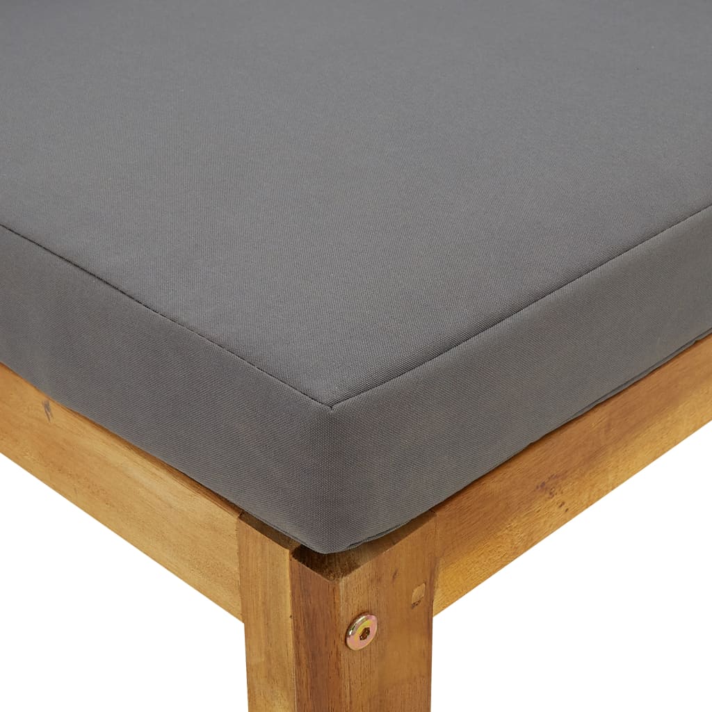 Sectional Corner Sofas 2 pcs with Cushions Dark Grey
