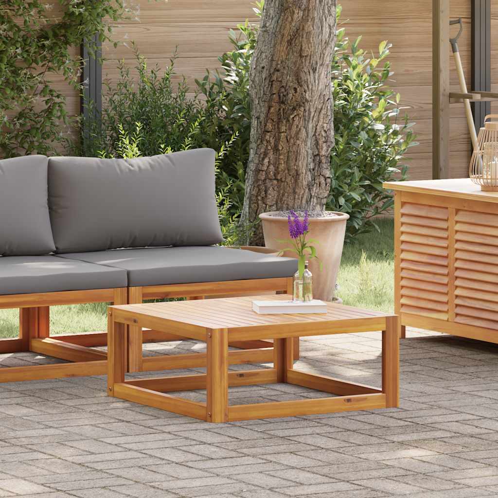 2 Piece Garden Sofa Set with Cushion Solid Acacia Wood