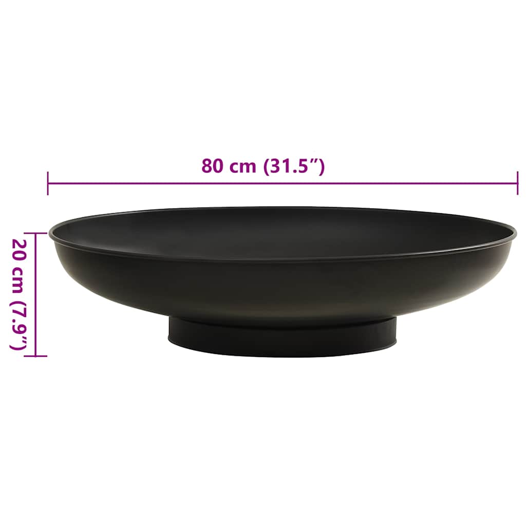 Fire Pit 80 cm Steel