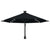 Wall-mounted Garden Parasol with LEDs 300 cm Black