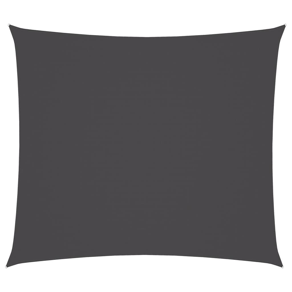 Sunshade Sail Oxford Fabric Rectangular 2x2.5 m Anthracite