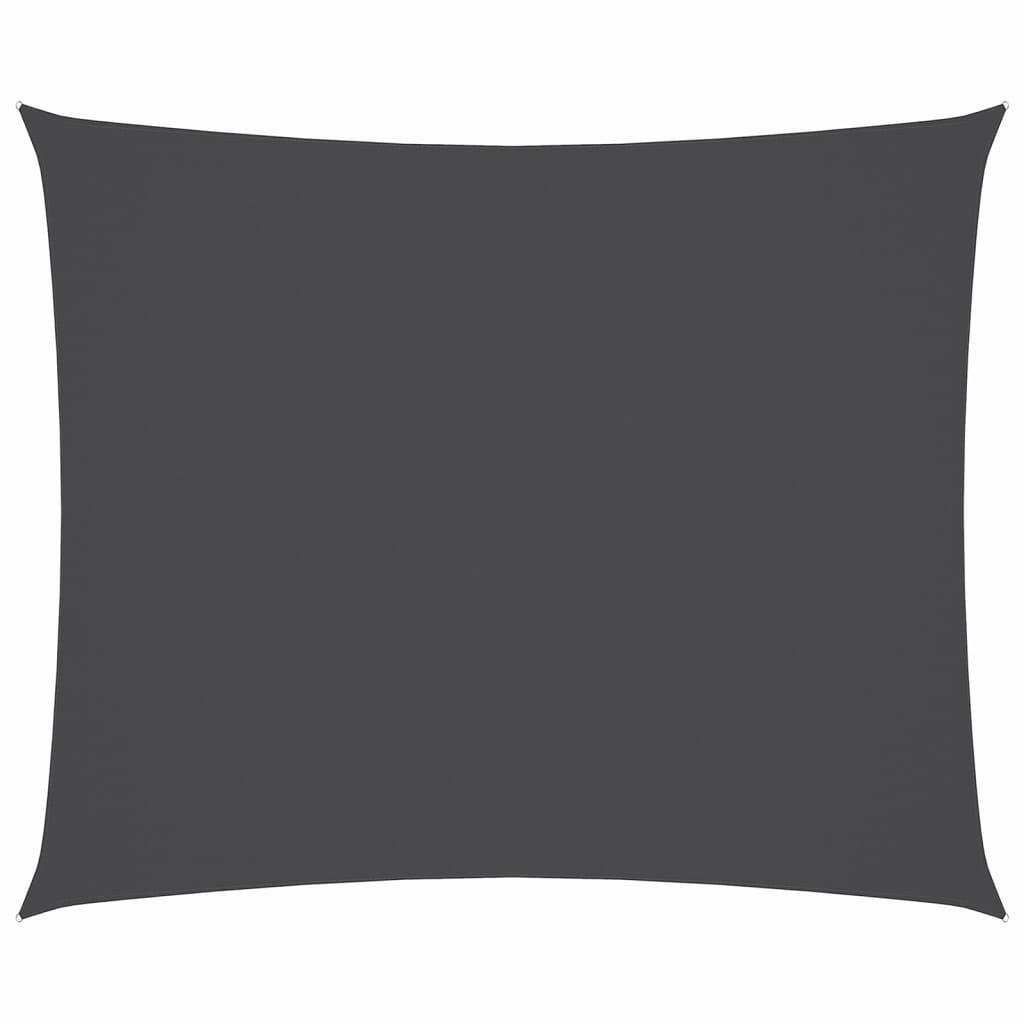 Sunshade Sail Oxford Fabric Rectangular 3x4 m Anthracite