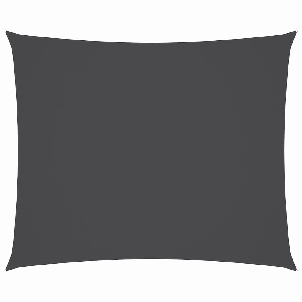 Sunshade Sail Oxford Fabric Rectangular 3x4 m Anthracite