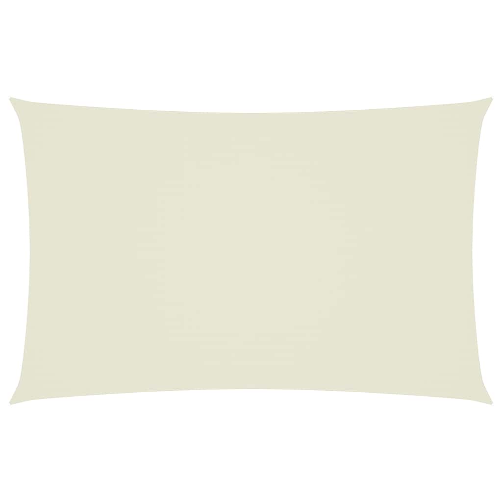Sunshade Sail Oxford Fabric Rectangular 2.5x5 m Cream