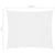 Sunshade Sail Oxford Fabric Rectangular 2x3.5 m White