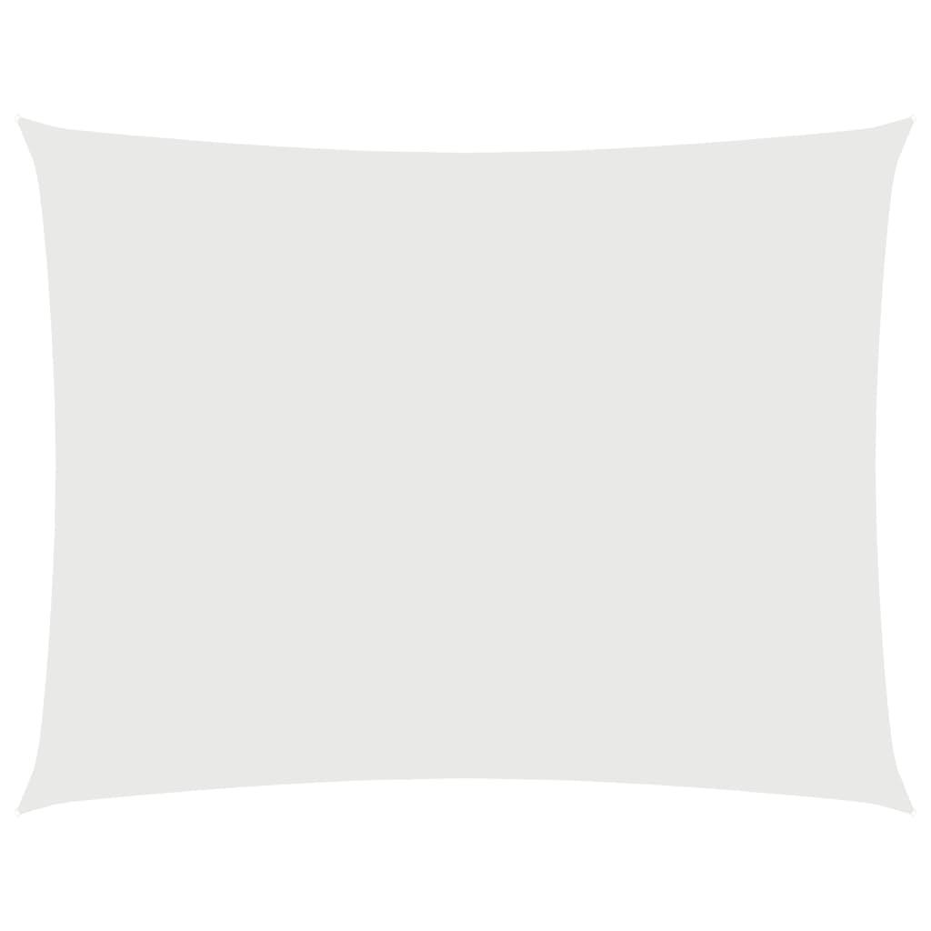 Sunshade Sail Oxford Fabric Rectangular 3x4.5 m White