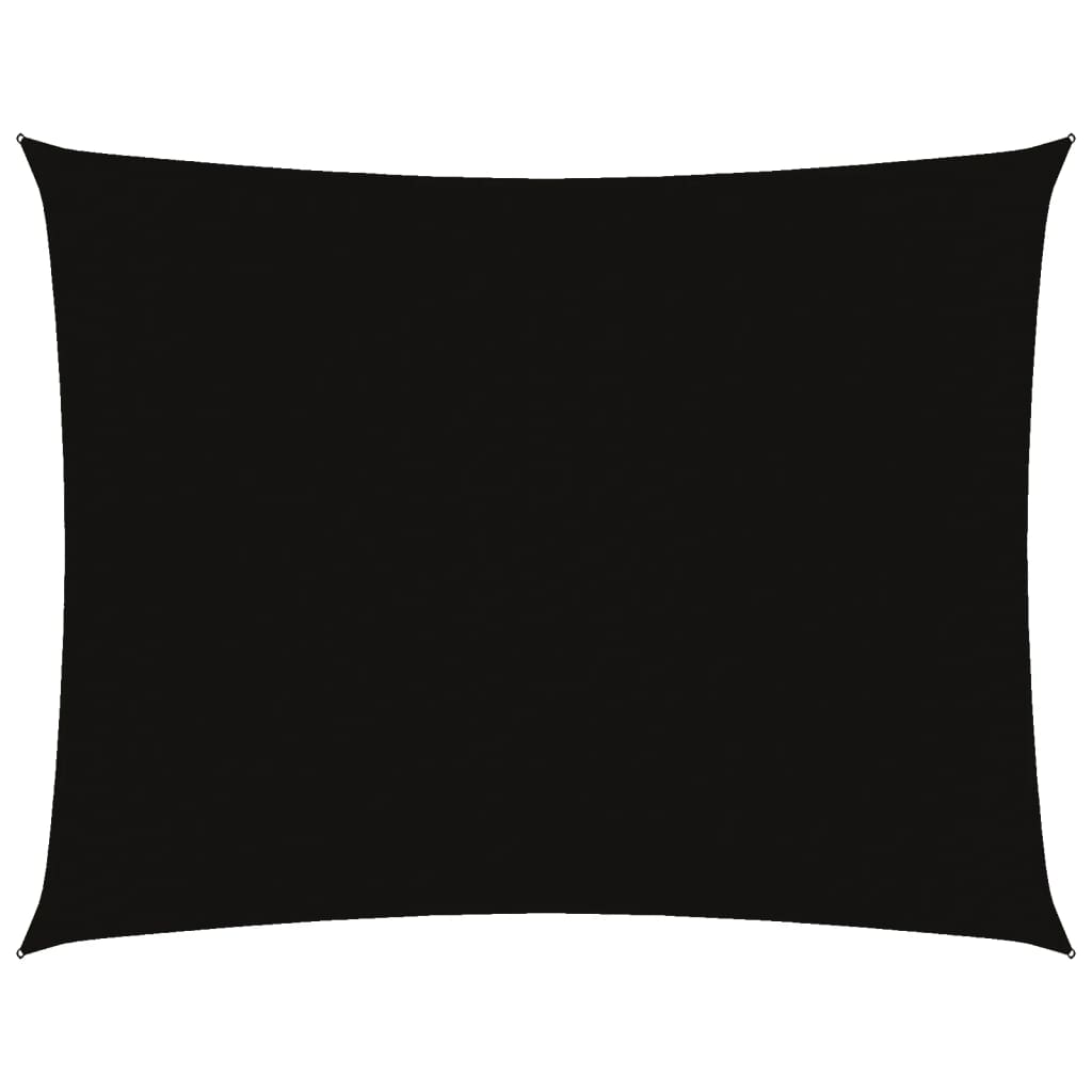 Sunshade Sail Oxford Fabric Rectangular 3x6 m Black