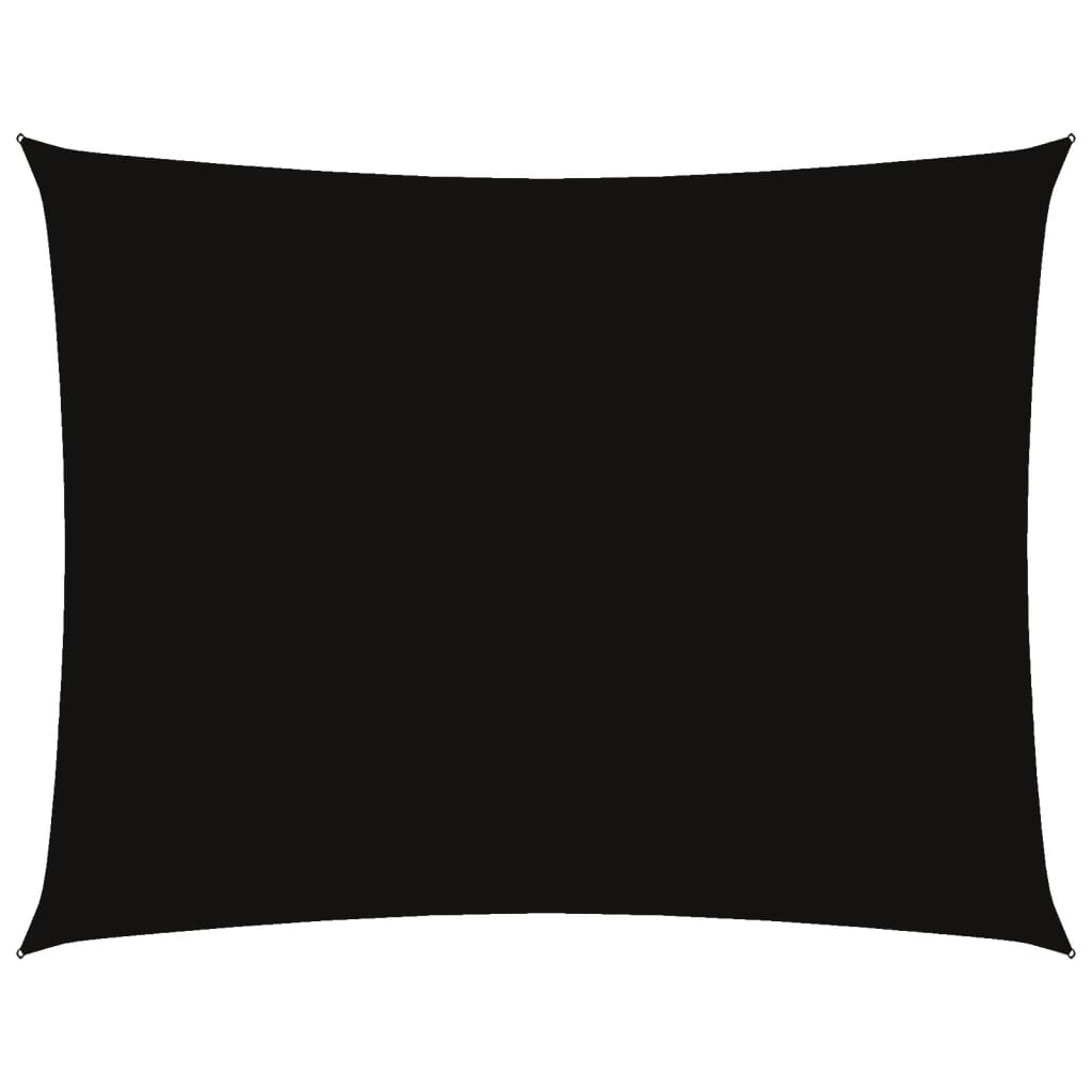 Sunshade Sail Oxford Fabric Rectangular 3.5x5 m Black