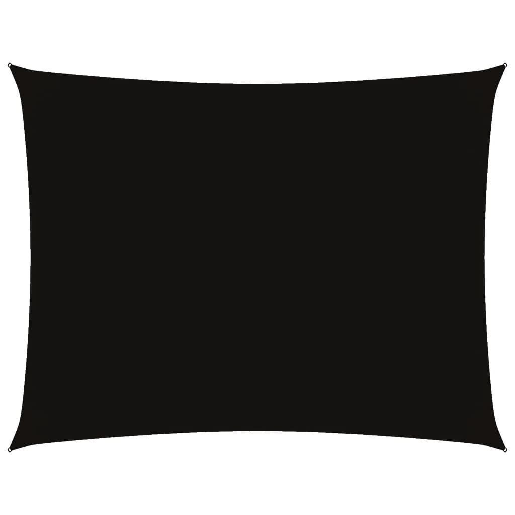 Sunshade Sail Oxford Fabric Rectangular 4x5 m Black