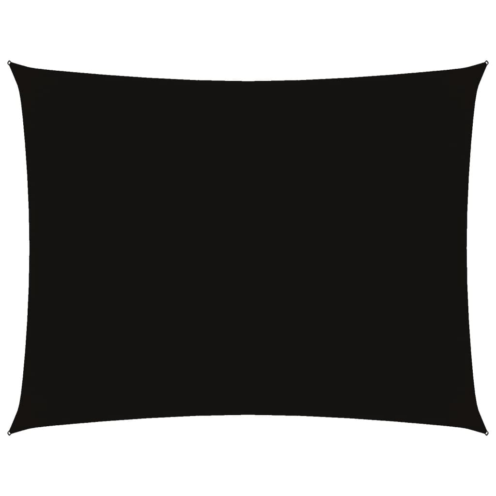 Sunshade Sail Oxford Fabric Rectangular 4x5 m Black