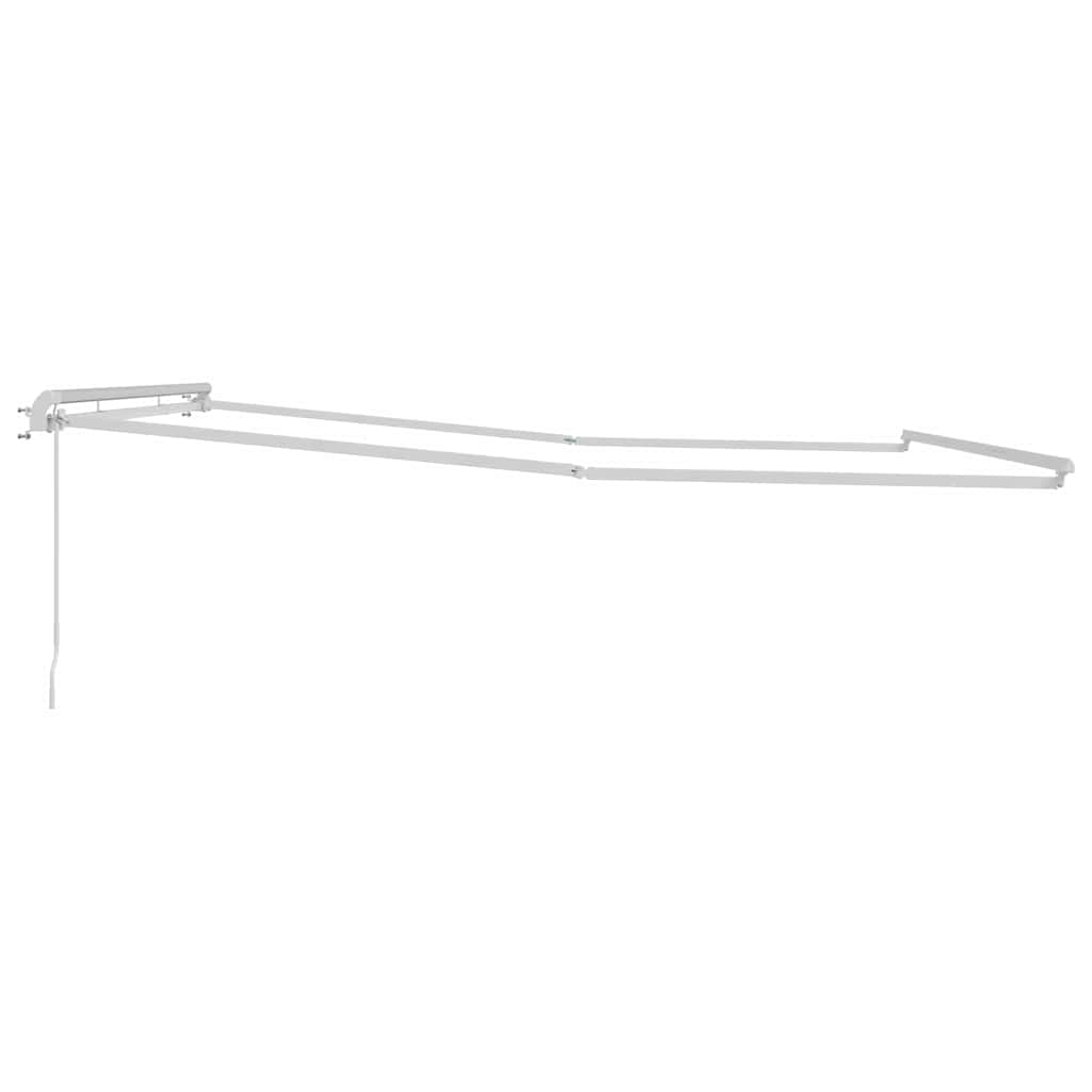 Awning Frame Manual White 400 x 350 cm Aluminium