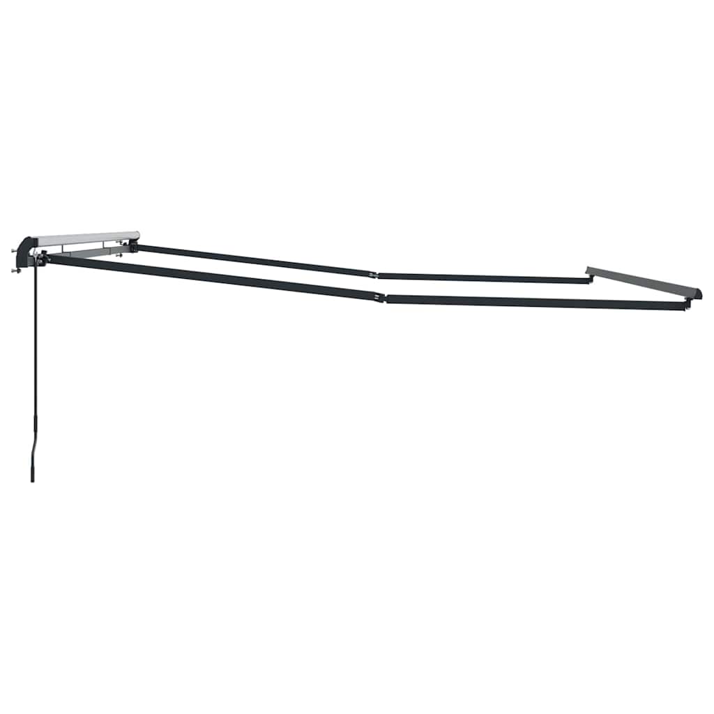 Awning Frame Manual Anthracite 500 x 300 cm Aluminium