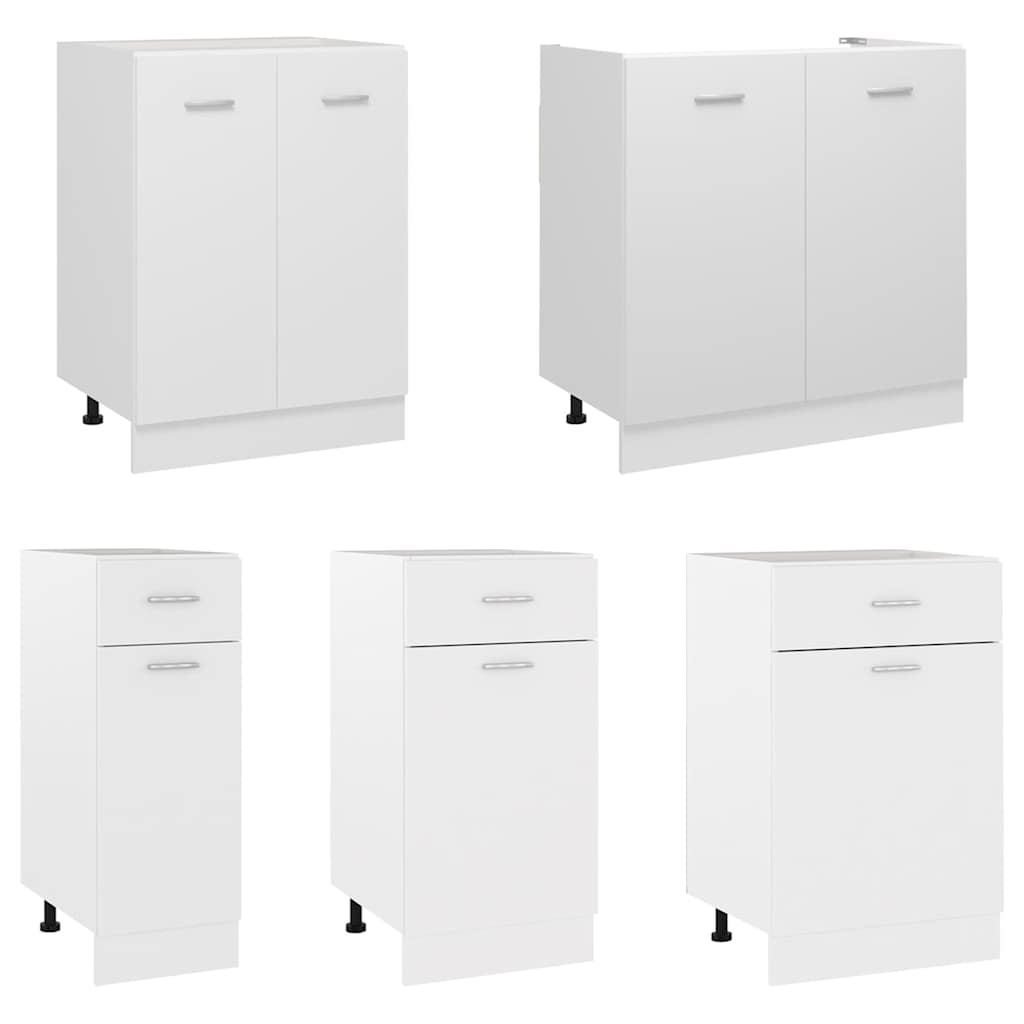 Bottom Cabinet Lyon White 60x46x81.5 cm Engineered Wood