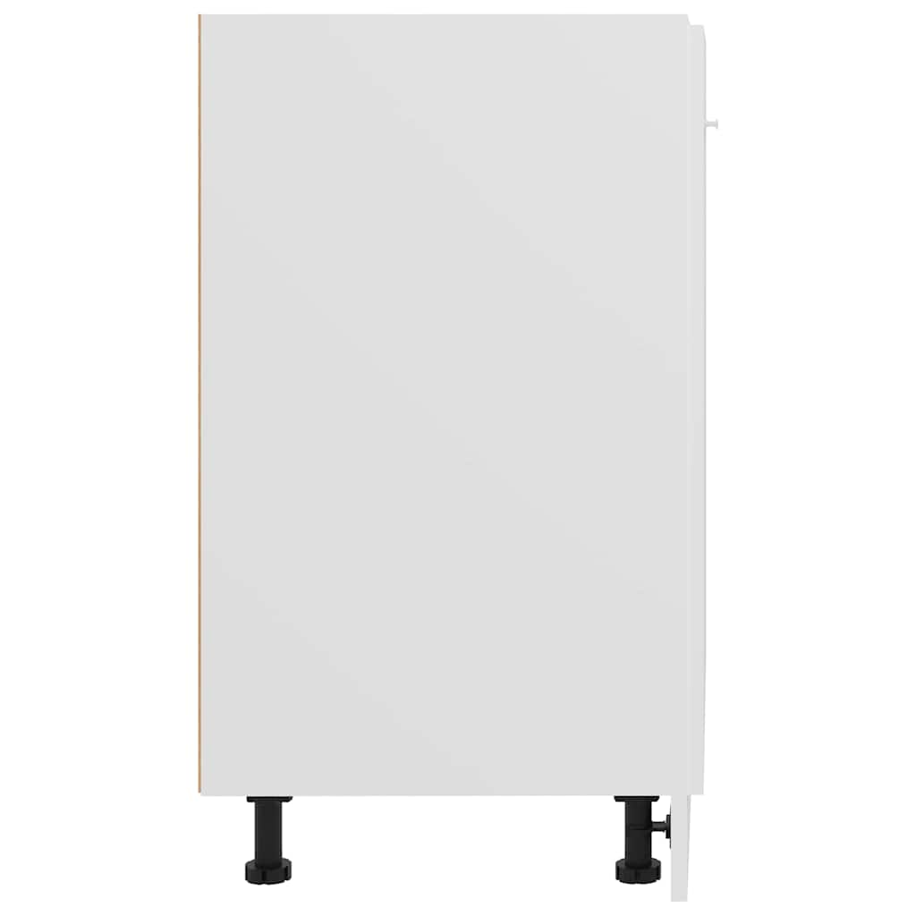 Bottom Cabinet Lyon White 60x46x81.5 cm Engineered Wood