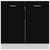 Sink Bottom Cabinet Black 80x46x81.5 cm Engineered Wood