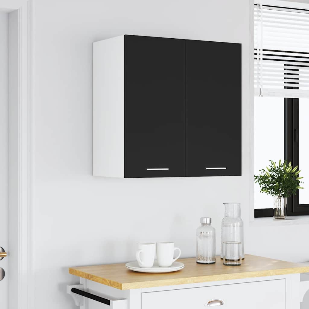 Hanging Cabinet Lyon Black 60x31x60 cm Engineered Wood