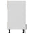 Oven Cabinet Lyon Concrete Grey 60x46x81.5 cm Engineered Wood
