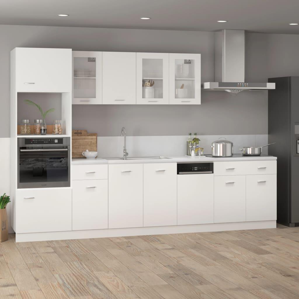 Dishwasher Panel Lyon White 45x3x67 cm Engineered Wood
